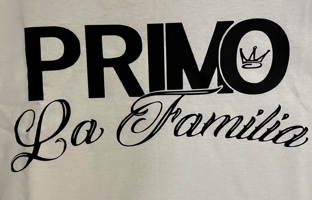 Primo La Familia T-Shirt (White & Black)