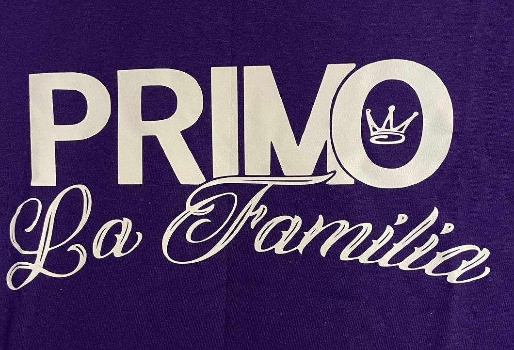 Primo La Familia T-Shirt (Purple & White)