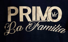 Load image into Gallery viewer, Primo La Familia T-Shirts (Black &amp; Gold)
